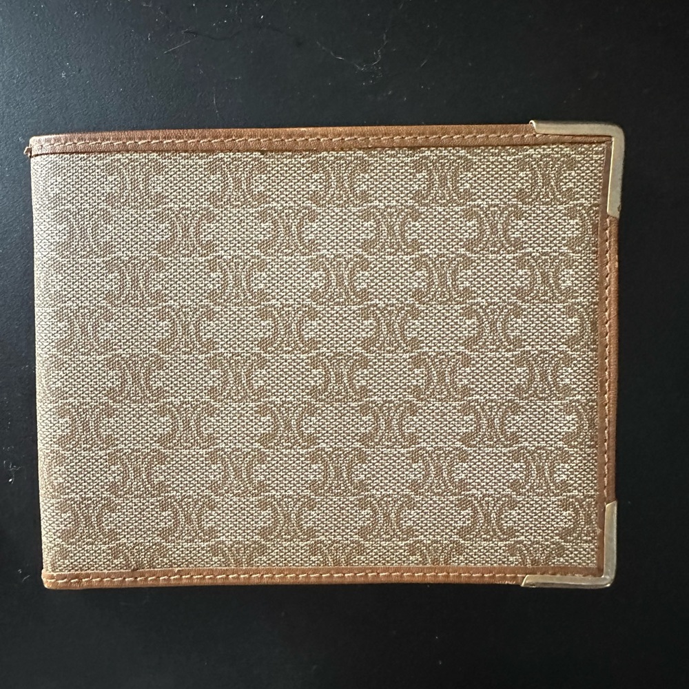 Celine Tan Leather Wallet